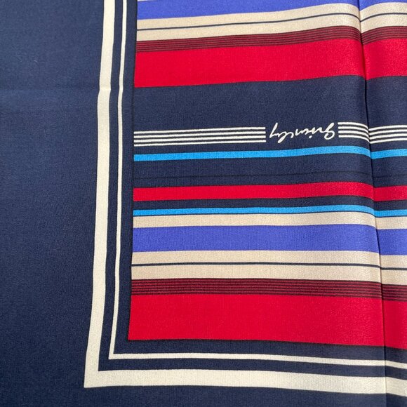 Givenchy Vintage Silk Scarf – Striped Signature Design - Picture 8 of 11